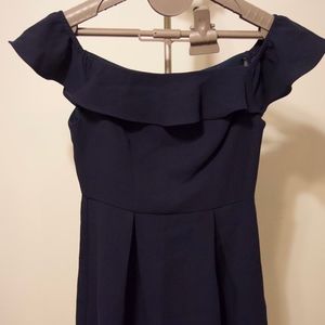 BCBGeneration Off the Shoulder Dress, Navy, Size 4